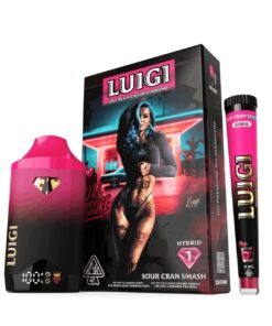 LUIGI Sour Cran Smash disposables