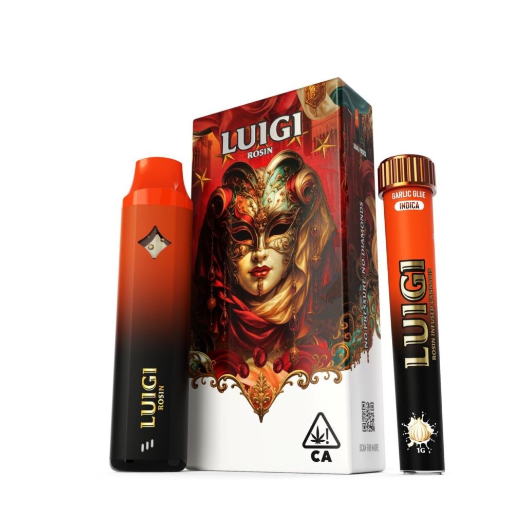 LUIGI Garlic Glue Rosin Pen disposable vape