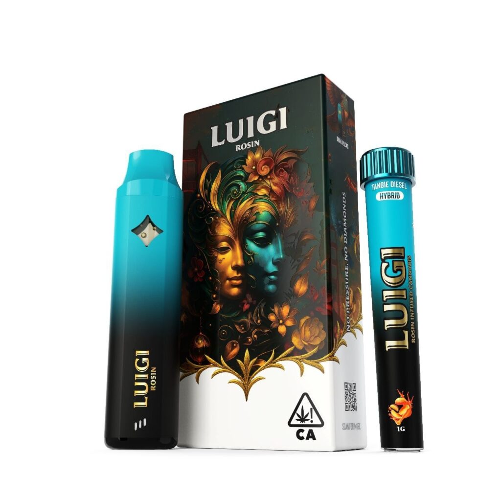 LUIGI Tangie Diesel Rosin Pen vape disposable
